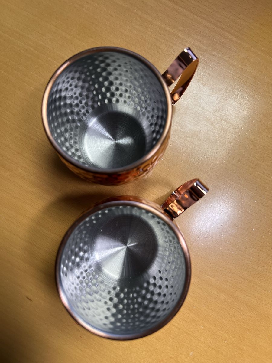 Tutte le decorazioni: 2 Gin 27 Becher (Kupfer oder Kupfer-Optik), nie gebraucht – Nuovo (secondo la descrizione) da Arboldswil venduto da Supporter89 1