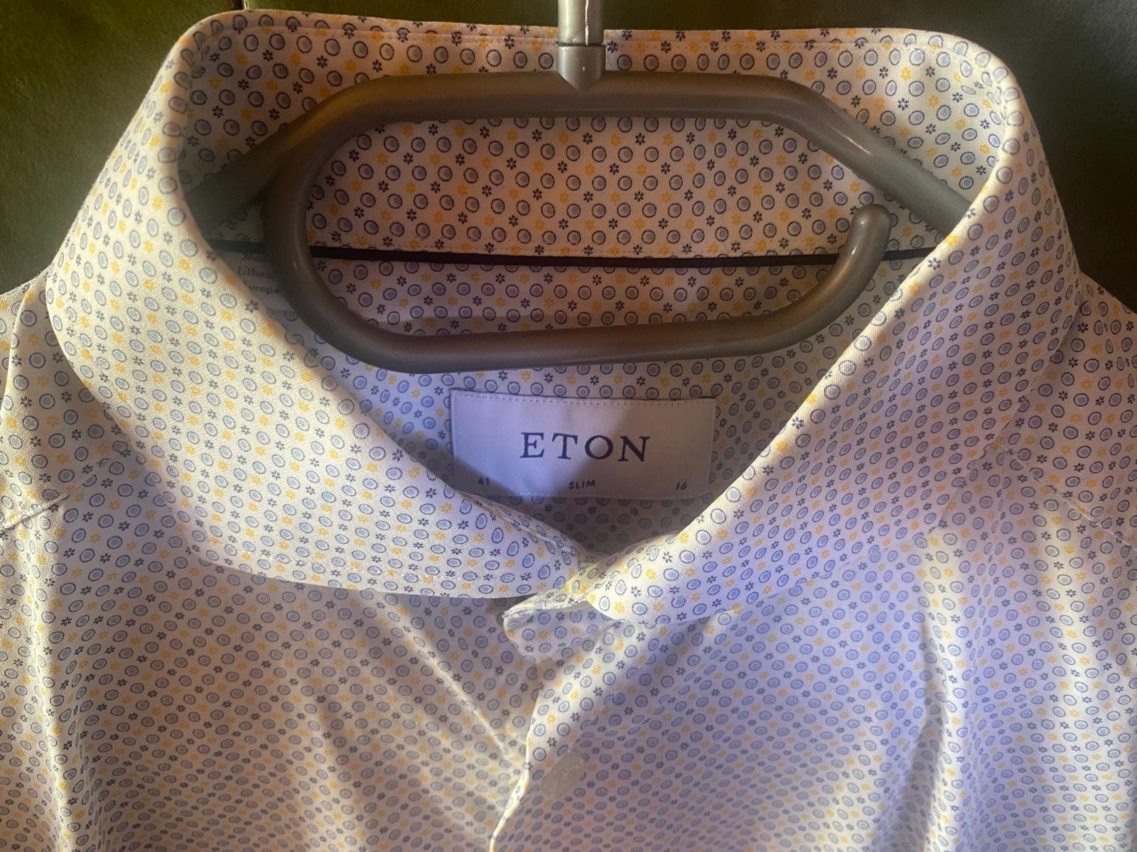 Camicie: Eton Hemd - Gr 41 slim - 100% Baumwolle – Usato da Engelburg venduto da man_z5lg