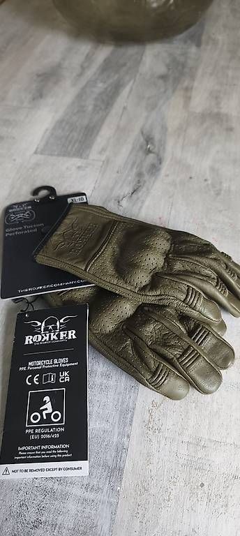 Rokker Guanti & manicotti: Rokker Motorradhandschuhe / Handschuhe – Nuovo e nell'imballaggio originale da Niederwil SG venduto da combatratcat