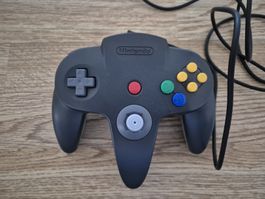 Nintendo N64 Controller schwarz und grau