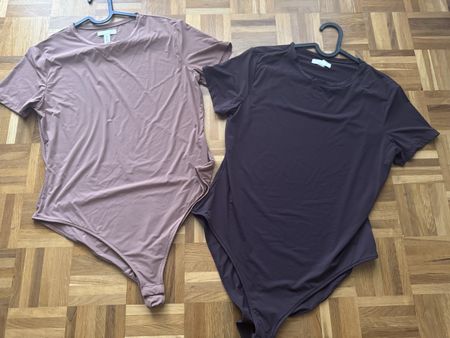 2 H&M Bodys brauntöne Grösse L NEU🫶🏼