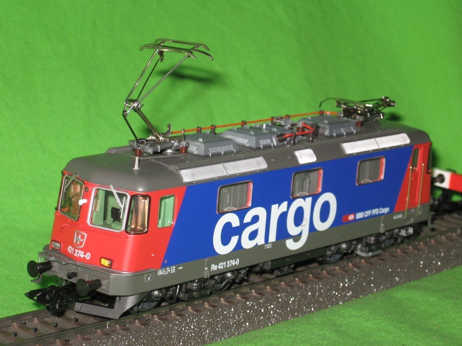 Märklin Modellini di ferrovie: SBB Cargo Re 4/4 421 374-0 Märklin mit fx-Decoder, FABRIKNEU – Nuovo (secondo la descrizione) da Winterthur venduto da Ricardo211