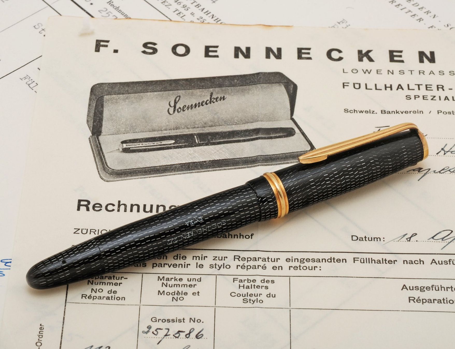 Penna & Evidenziatori: Soennecken 222 Extra – Usato da Winterthur venduto da Christofjanine 5