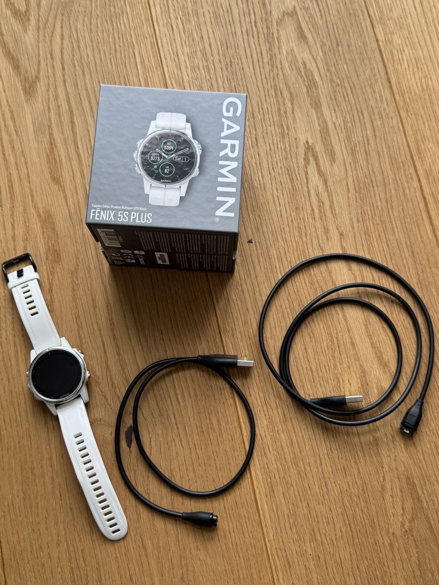 Garmin Smartwatch: Garmin Fenix 5s plus Weiss – D'occasion à Wetzikon ZH par Swiss281 3