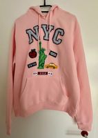 Cooler Hoodie, direkt aus New York, rosa, Grösse XL