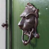 Türklopfer Löwe aus Gusseisen Landhausstil/Barock/OVP