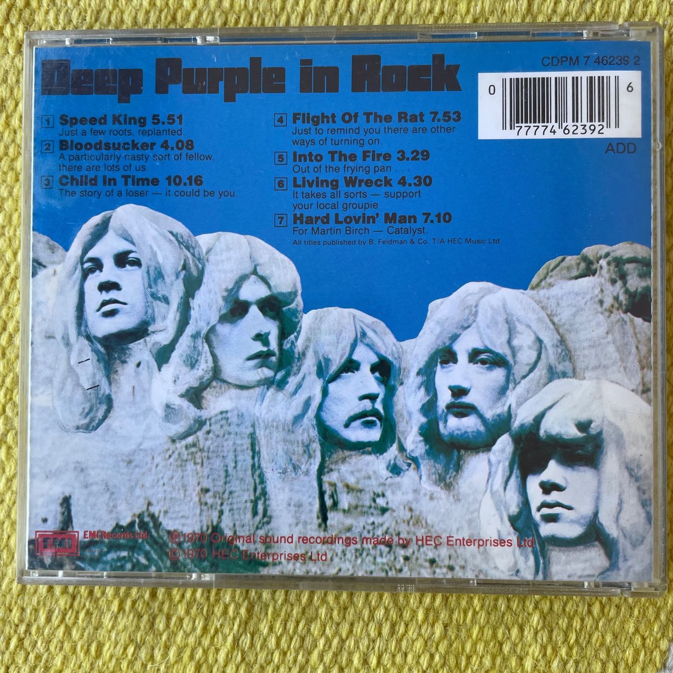 CDs: DEEP PURPLE-IN ROCK70 – Gebraucht aus Rorschacherberg von CD-Roli 1