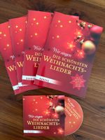 Die schönsten Weihnachtslieder: 4 Liederhefte & CD - neu!