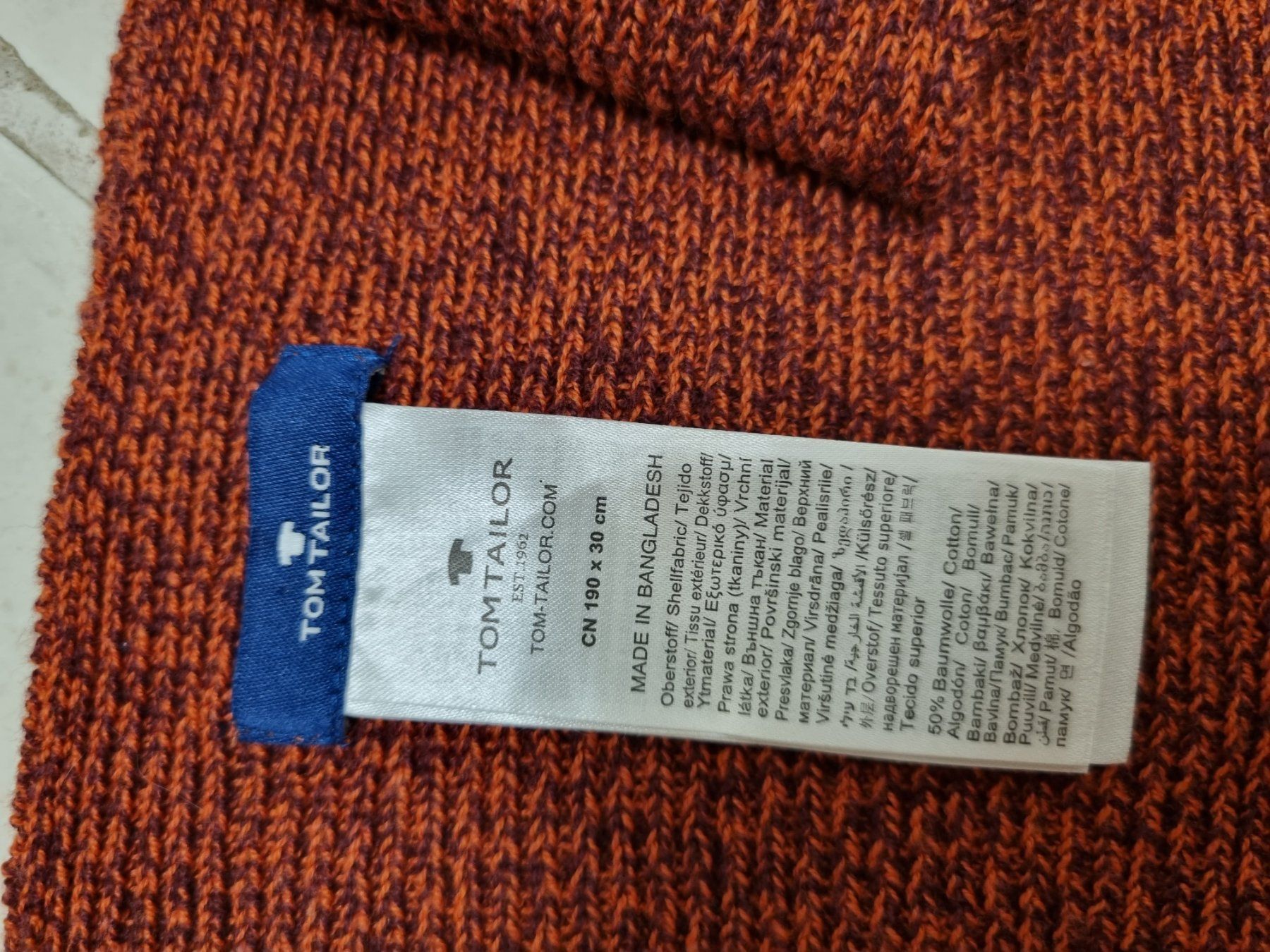 Tom Tailor Foulard & Sciarpe: Tom Tailer Schal aus Baumwolle – Usato da Bassersdorf venduto da Sandy456 2