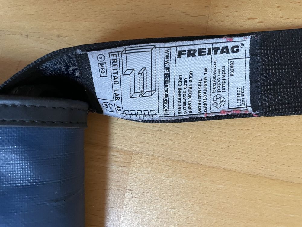 FREITAG Tasche Blau Vintage Look 4