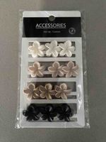 Accessoires pour cheveux, 12 pinces fleurs, neuf