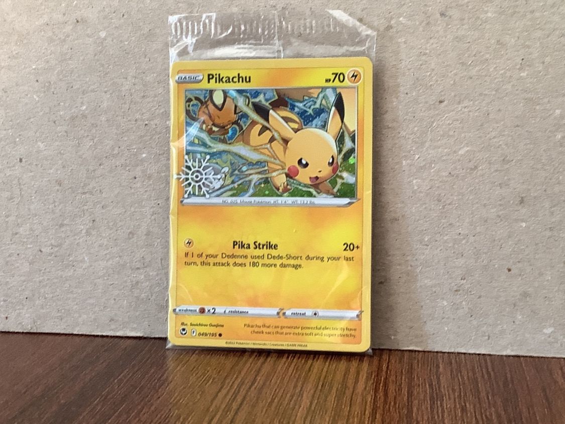 Cartoline: Exklusive holografische pikachu karte – Nuovo e nell'imballaggio originale da Zürich venduto da rom_sh2h