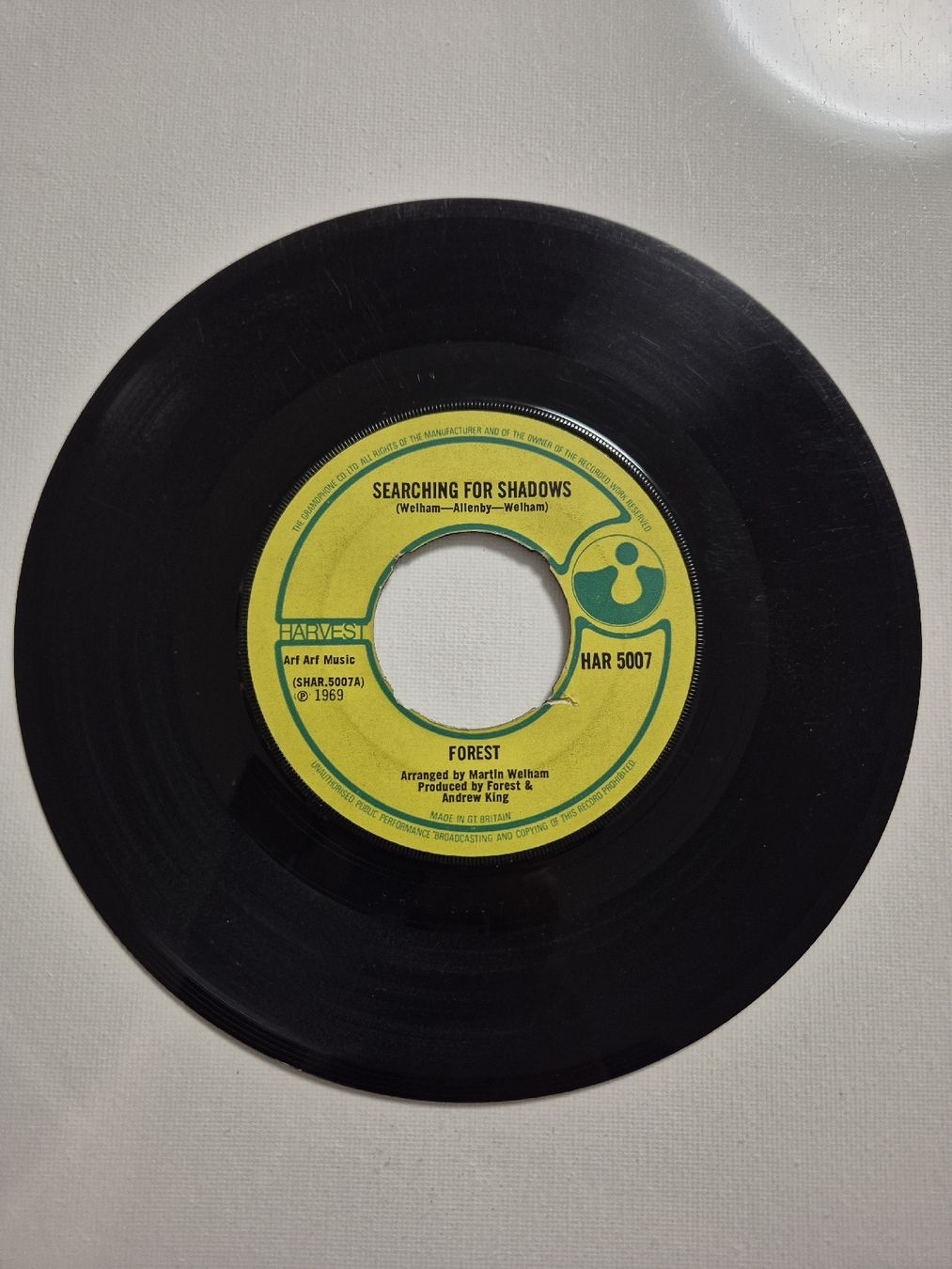 Dischi in vinile: Forest  -  Searching For Shadows ...Single 7  – Usato da Uster venduto da newwave0 1