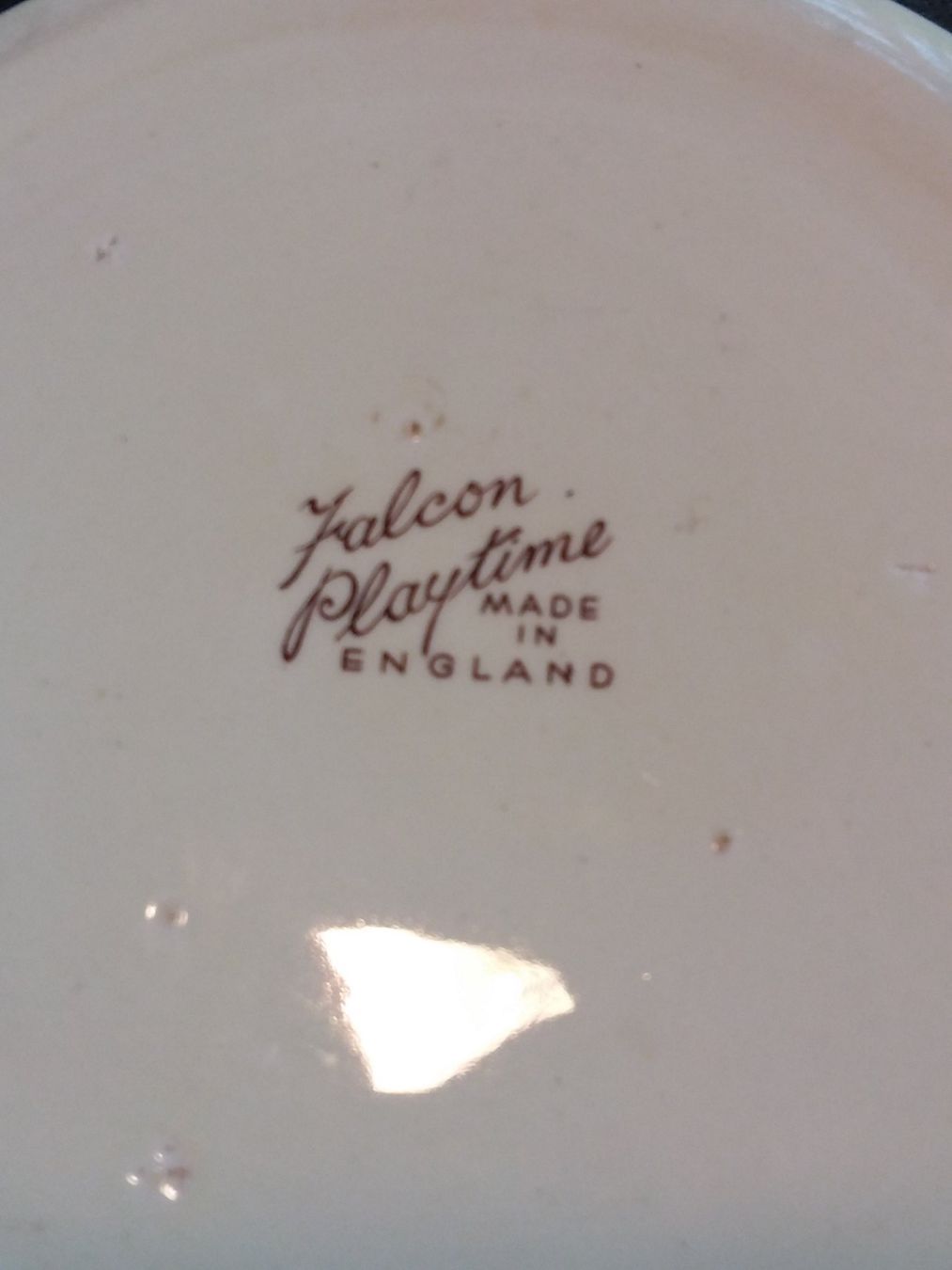 Piatti: Falcon Ware England, antiker Kinderteller, ca 1930 – Usato da Zürich venduto da sanwit 1