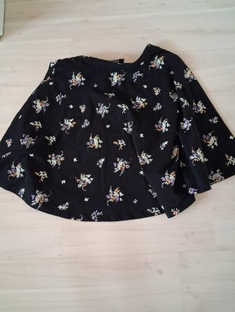 JUPE SCHWARZ MIT BLUMENMUSTER M TALLY WEIJL