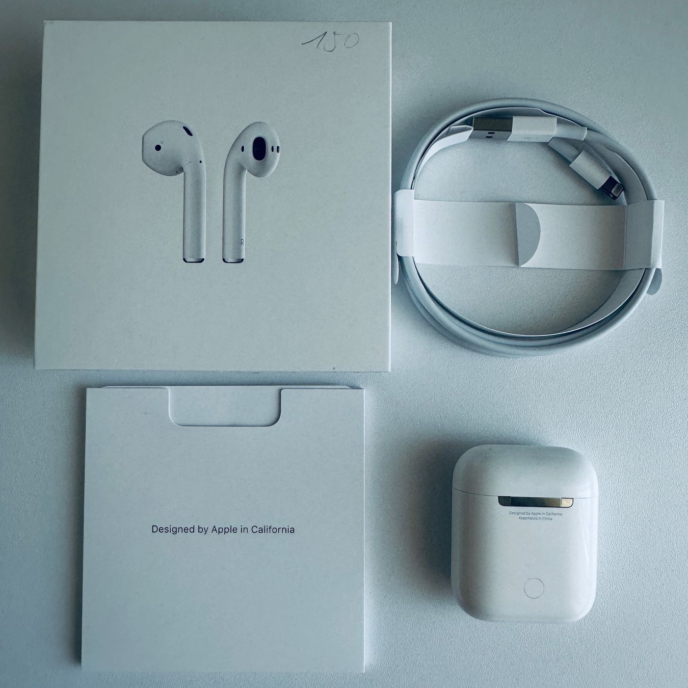 Apple Cuffie: Original Apple AirPods 2 Kopfhörer Wireless Lightning Kabel – Usato da Basel venduto da MY.AIRPODS.SHOP