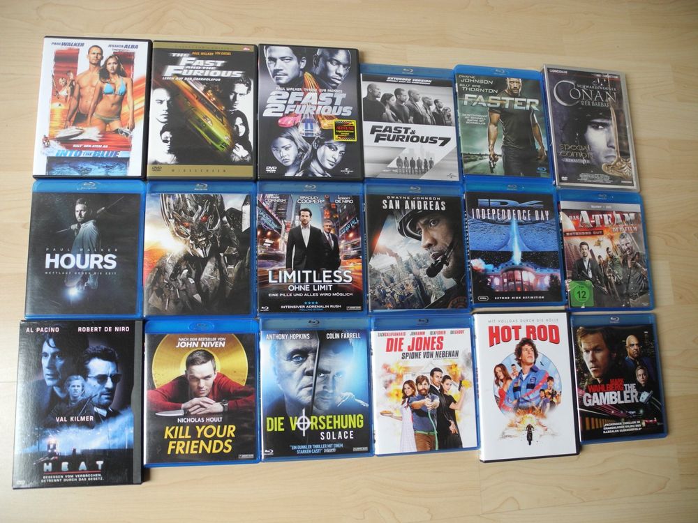 Blu Ray (12x) und DVD (5x) Sammlung | Kaufen auf Ricardo