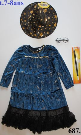 Costume Harry Potter fille   t. 7 - 8 ans