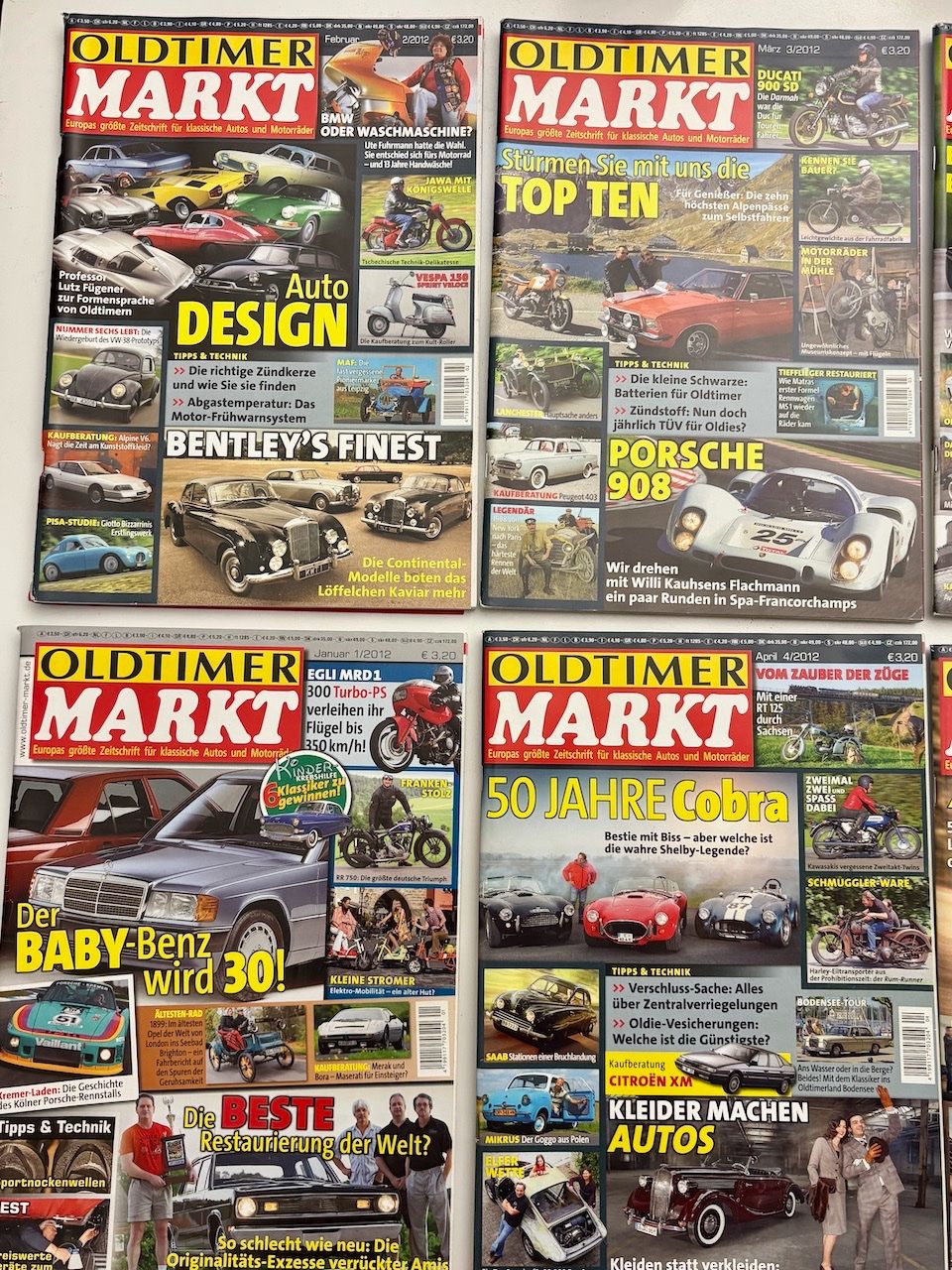 Riviste & Magazine: Oldtimer Markt, ganzer Jahrgang 2012 – Usato da Rütihof venduto da Bashful 1