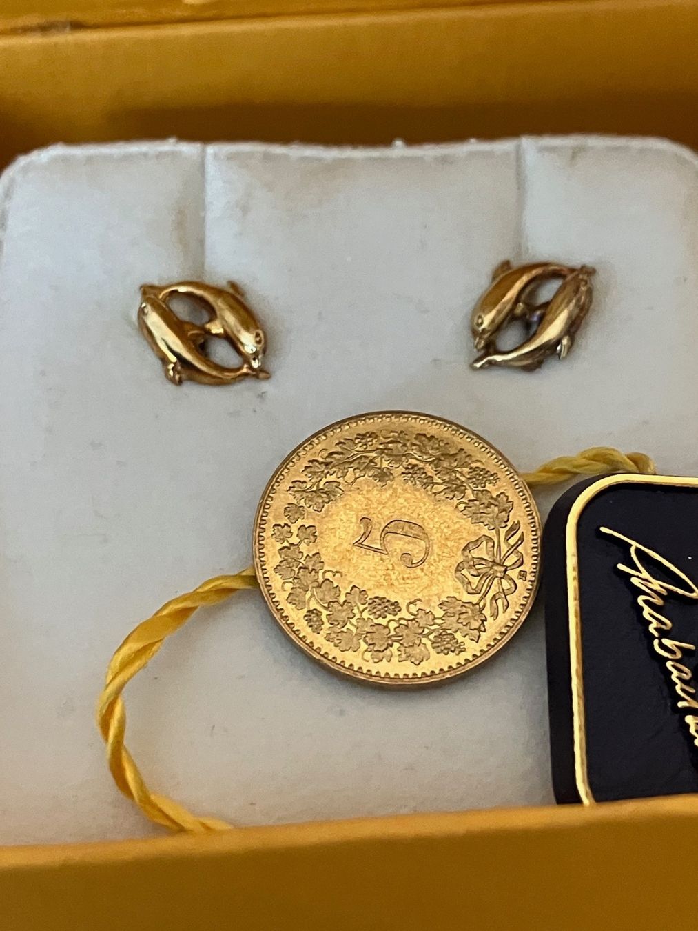 Orecchini pendenti & Orecchini a lobo: Neue Ohrringe 14Kt Gold – Nuovo e nell'imballaggio originale da Triesen venduto da hor_6kx9 1