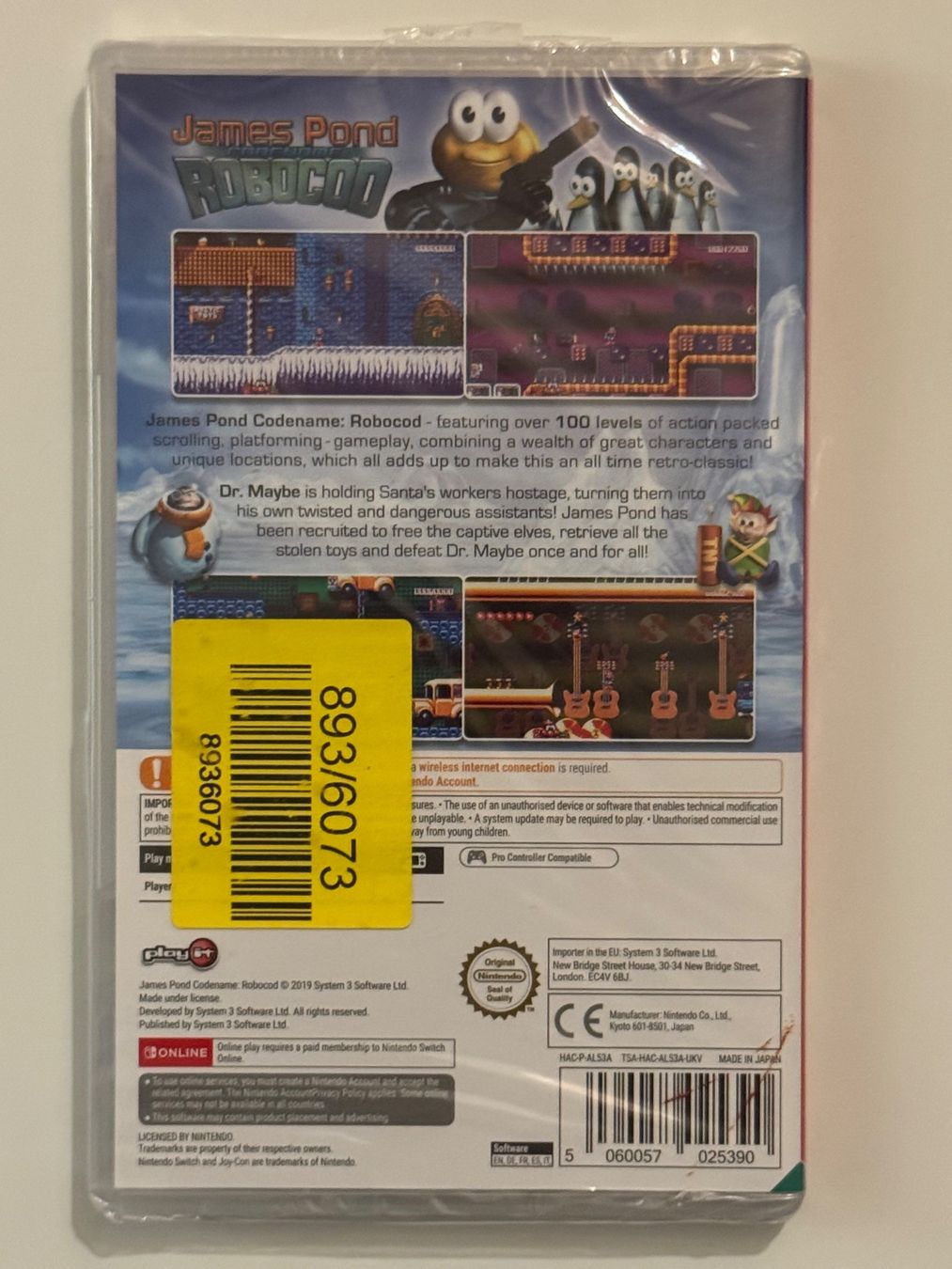 Giochi: NEU James Pond Codename Robocod - Nintendo Switch – Nuovo e nell'imballaggio originale da Zürich venduto da jabo22 1