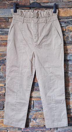 Hose Zara High-Waist Gr. M beige Damen