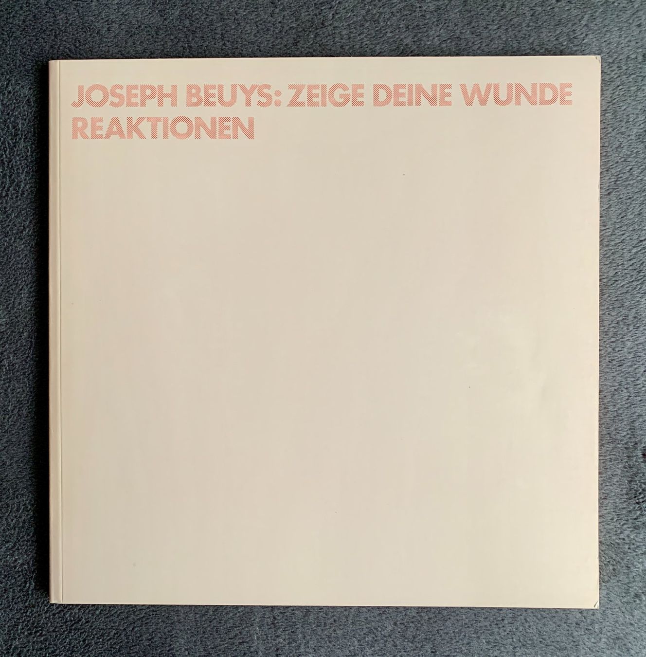 Libri: Joseph Beuys -zeige deine Wunde – Usato da Regensdorf venduto da JoergR 5