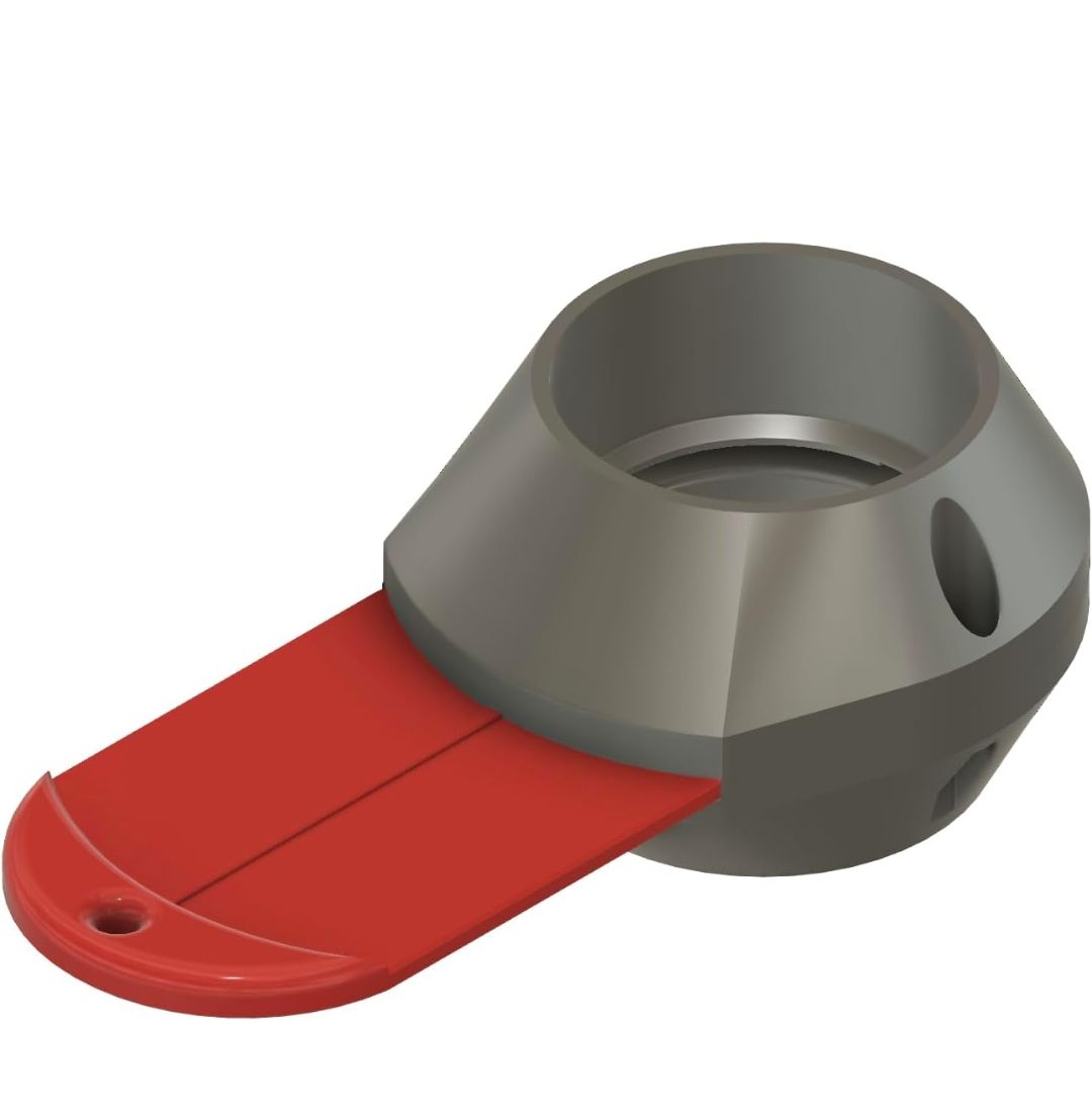 Tutti gli attrezzi: 50mm Luftschieber Rohrschieber Blastgate Schieber mit Magnet – Nuovo e nell'imballaggio originale da Zug venduto da marc.attinger 1