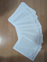 ca. 50 Konzentrationstestbögen für NC (Numerus Clausus)