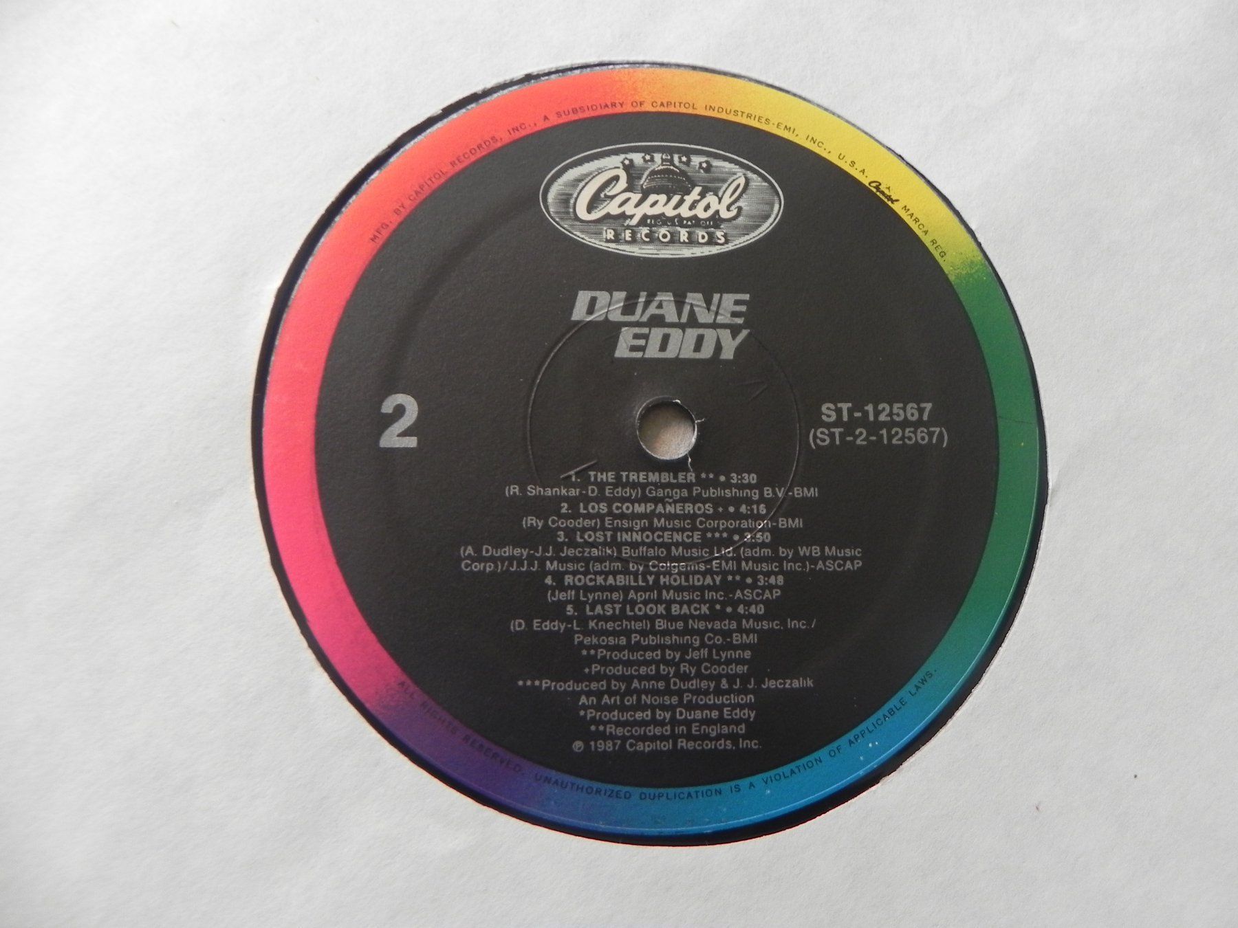 Dischi in vinile: LP USA Rock Duane Eddy 1987 The Rebels – Usato da Siebnen venduto da krimsie 5