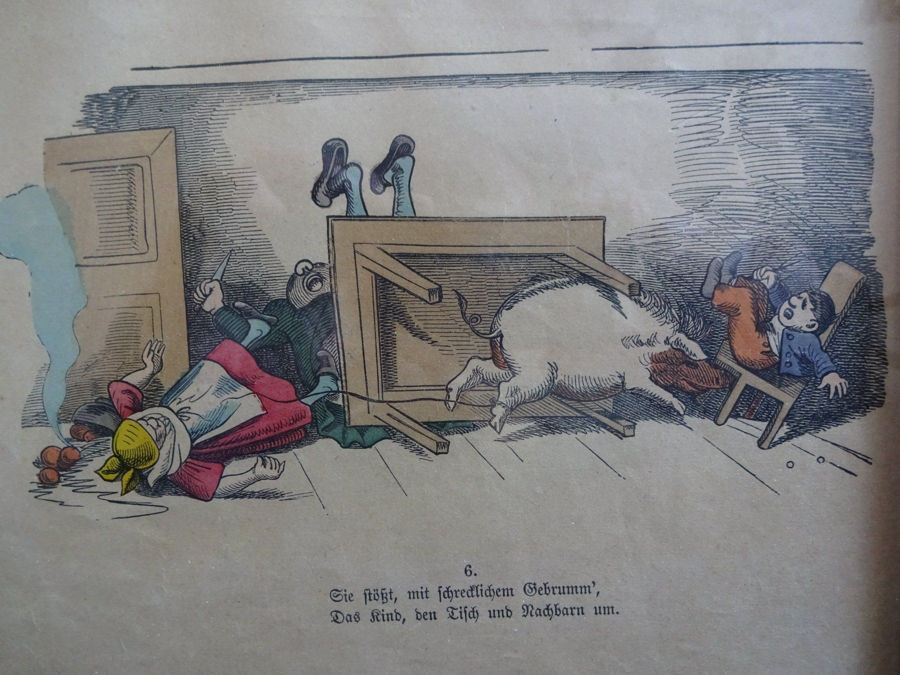 Incisioni: Münchner Bilderbogen. Wilhelm Busch. Von 1862. – Usato da Goldach venduto da armando_r 5