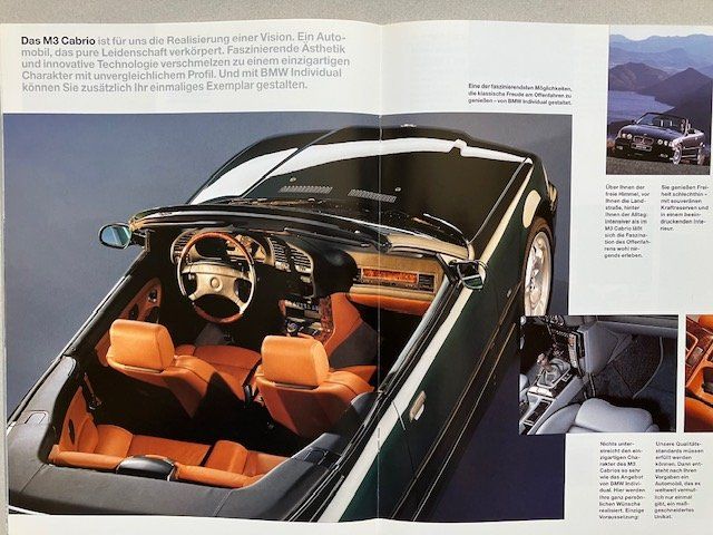 BMW Automobili: BMW M3 E36 - Original-Prospekt im Topzustand – Nuovo (secondo la descrizione) da Malans GR venduto da Chueche427 4