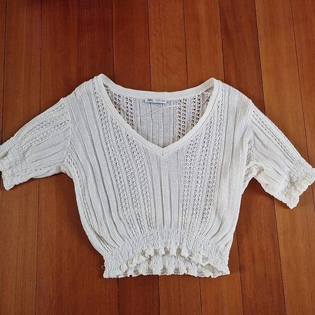 Weisses tshirt von Zara Gr. M