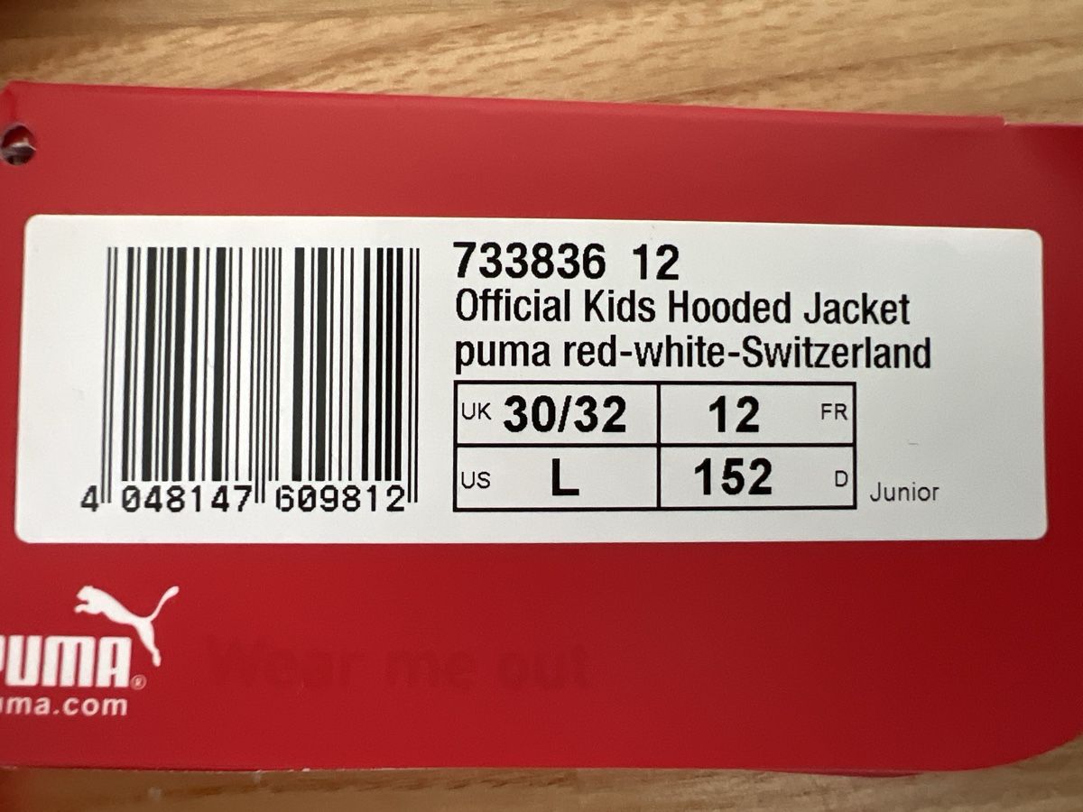 Giacche & Cappotti: Rot Kapuzenpullover Puma mit Schweizer Kreuz & Logo, Grösse  – Nuovo e nell'imballaggio originale da Wettingen venduto da Kawasaki987 5
