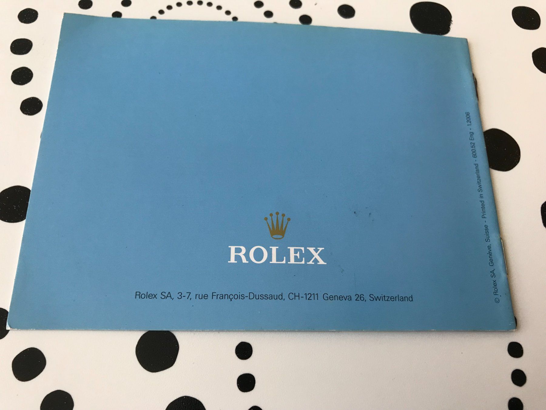 Rolex Documenti: ROLEX - YACHT-MASTER - OPERATING INSTRUCTIONS - ENG OLD NEW – Nuovo (secondo la descrizione) da Epalinges venduto da dream-watch 3