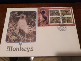 Afrique du Sud - Singes -1994 - Rare - Offre d'été!