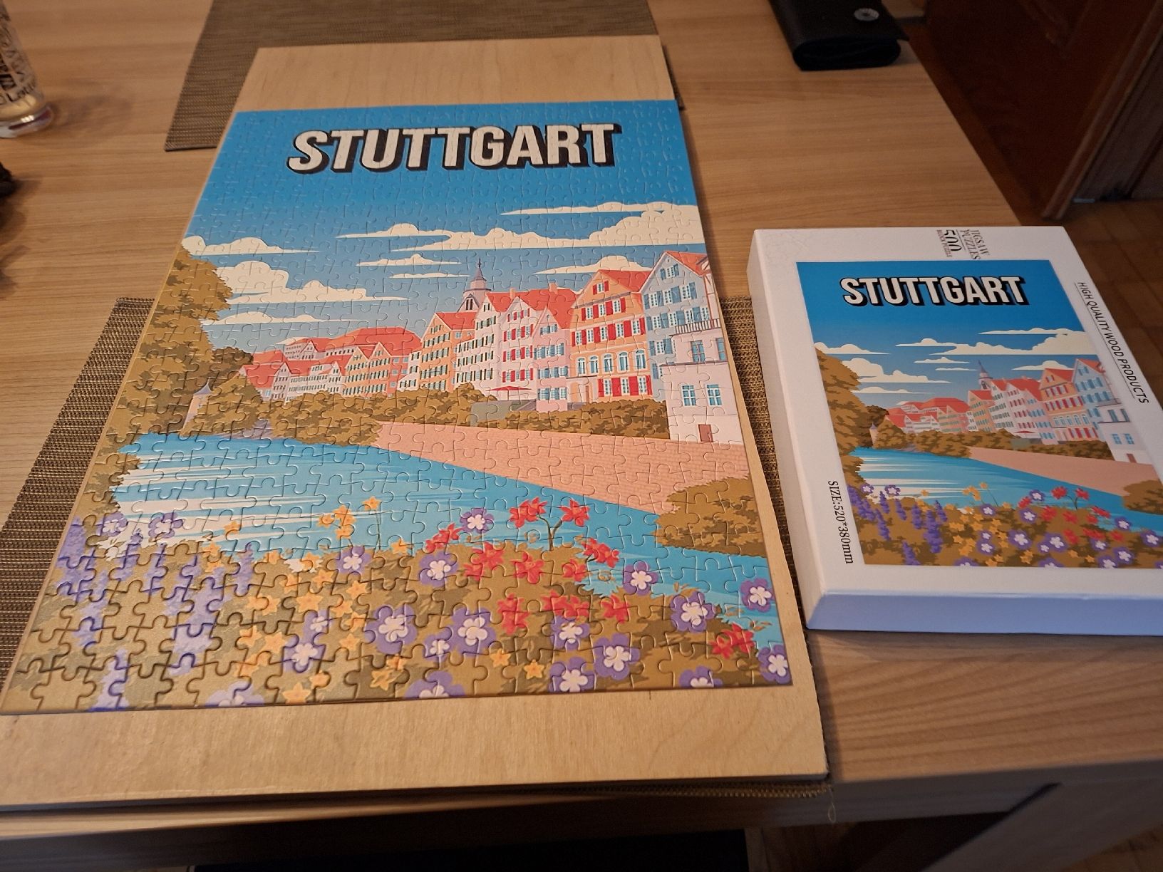 Puzzle: Holz Puzzle Stuttgart 500 Teile – Usato da Emmenbrücke venduto da Minejapa
