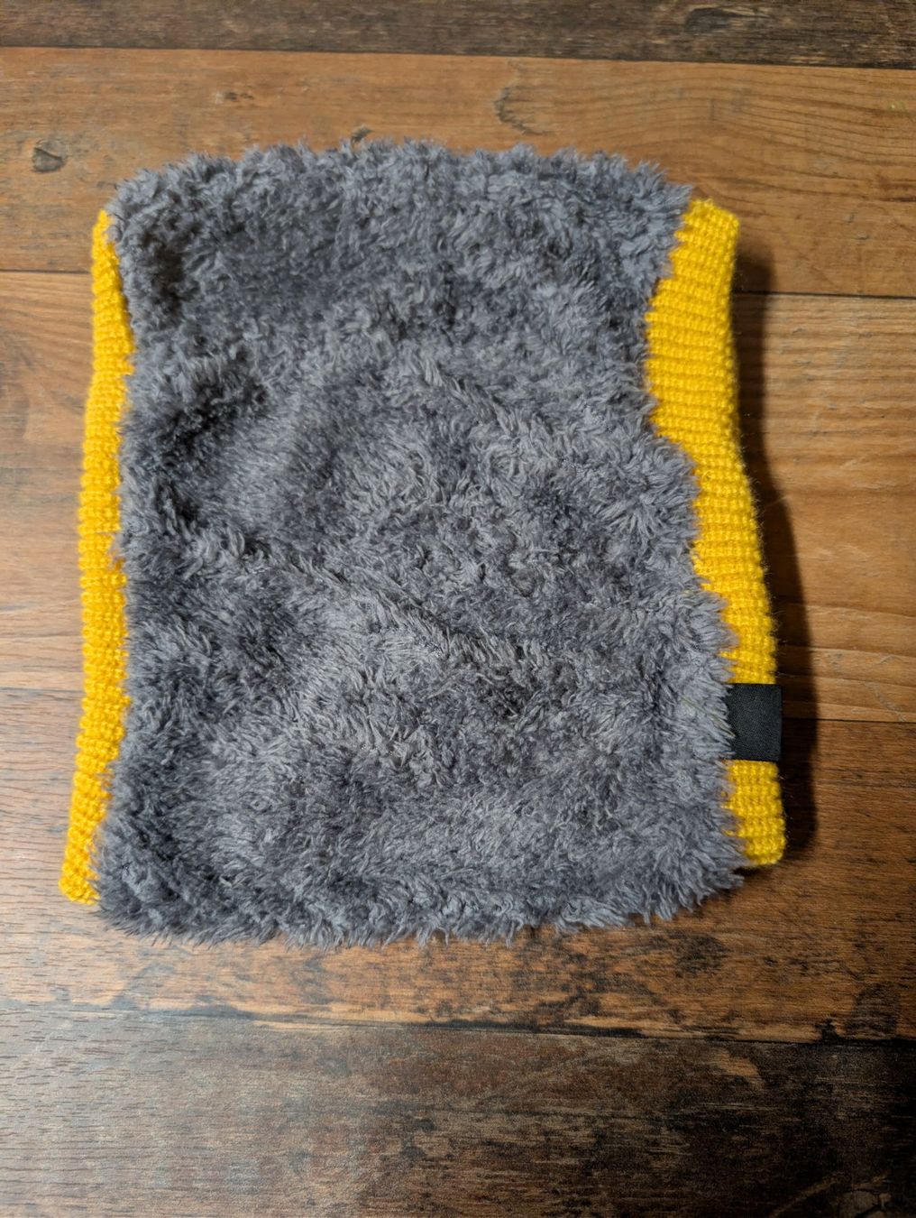 Foulard & Sciarpe: Winter Strickschlauch mit Fleecefutter, Gelb/Grau, Neu! – Usato da Neuenhof venduto da mlw_w98j 3