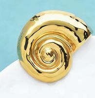 Brosche Muschel
