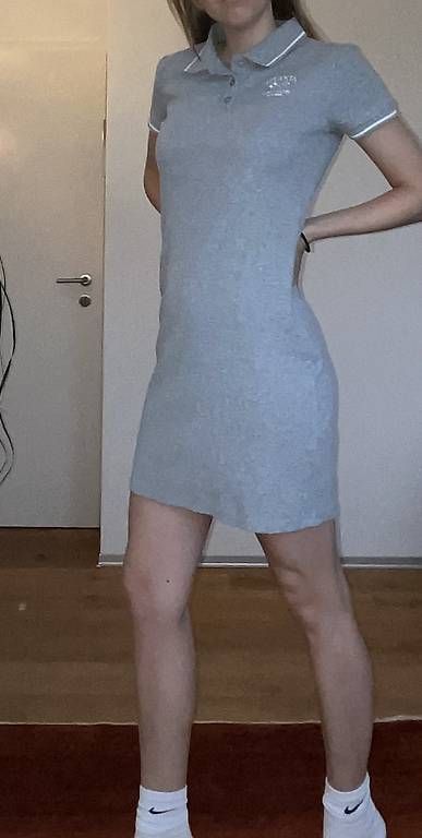 Kleider: Graues Kleid mit Kragen – Gebraucht aus Murten von leonie_tutti 3