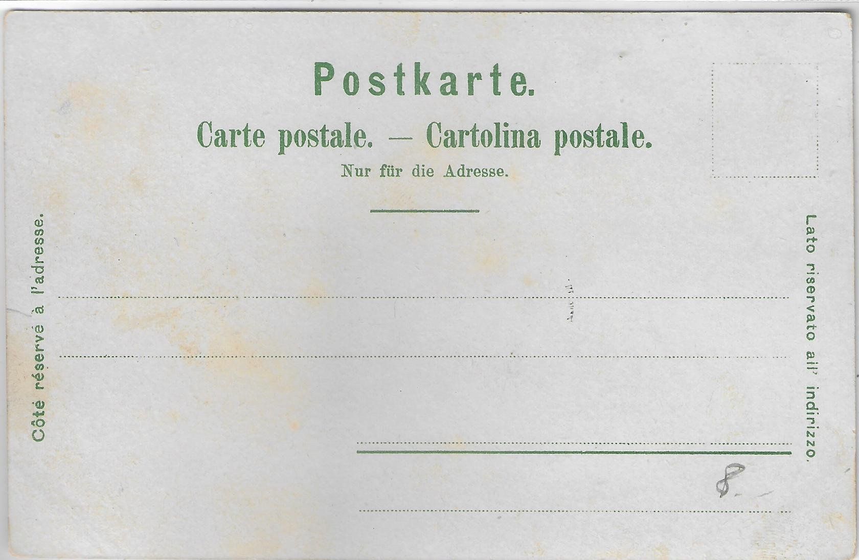 Cartoline postali: Gruss aus Basel - Klein-Basel, Theater - Litho – Usato da Ettingen venduto da Kartenplanet 1