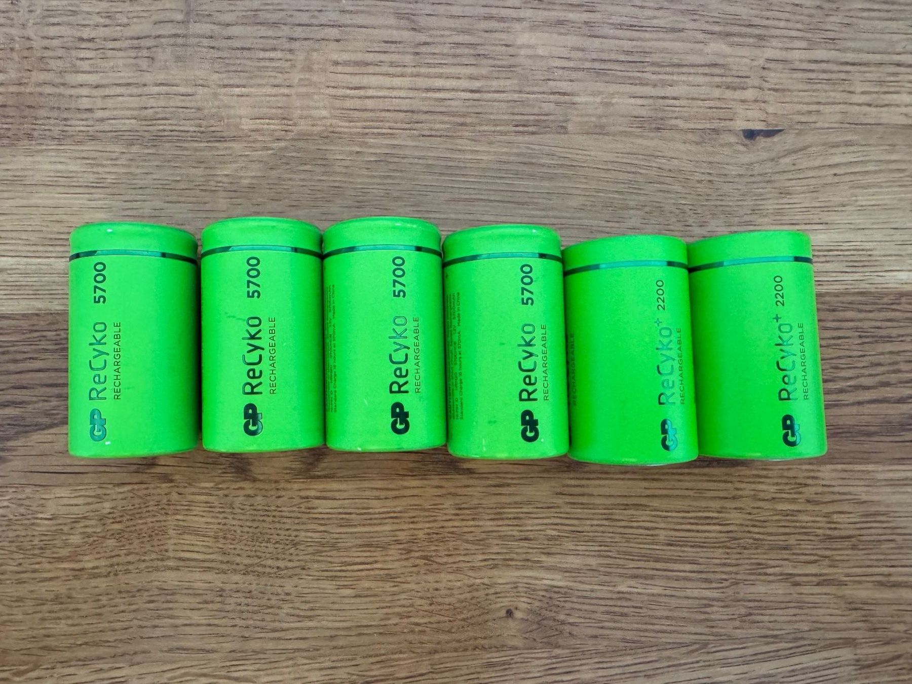 Batterie: 6X BATTERIES RECHARGEABLES GP RECYKO TYPE D - DÈS CHF 1.00 – Usato da Gland venduto da Malvinklein