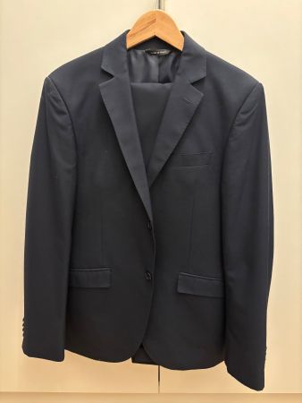 Sorbino // Costume Bleu Marine Taille 50 Made In Italy