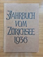 Jahrbuch vom Zürichsee 1936 Helvetica Segeln Heimat