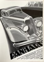 Panhard Cars - Alte Werbung / Ancienne publicité 1934