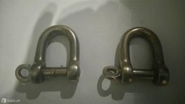 2 Schäkel rostfrei