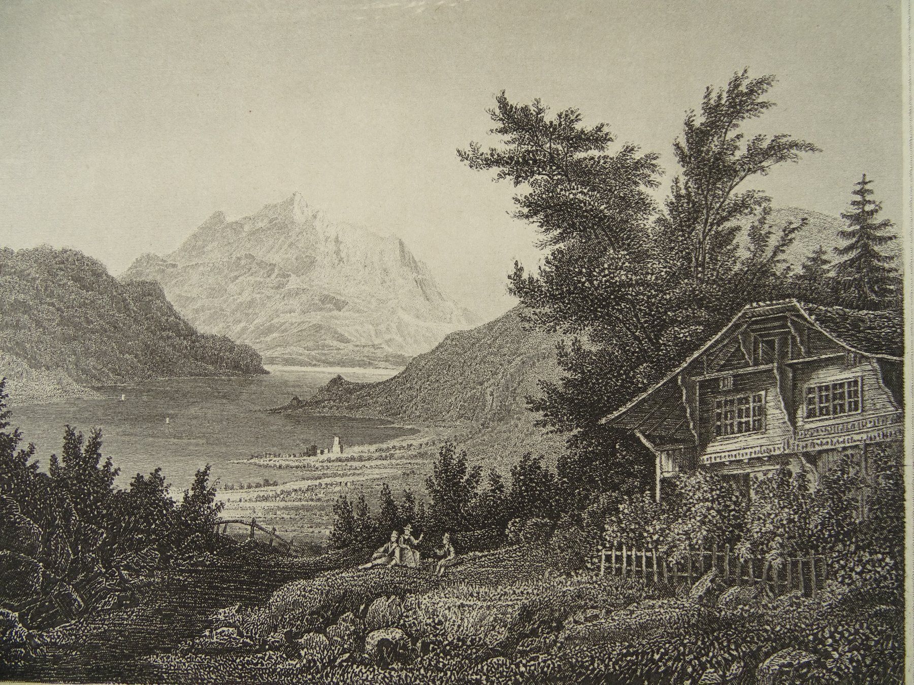 Incisioni: PILATUS, STAHLSTICH UM 1850 – Usato da Grüningen venduto da Kartensammler 2