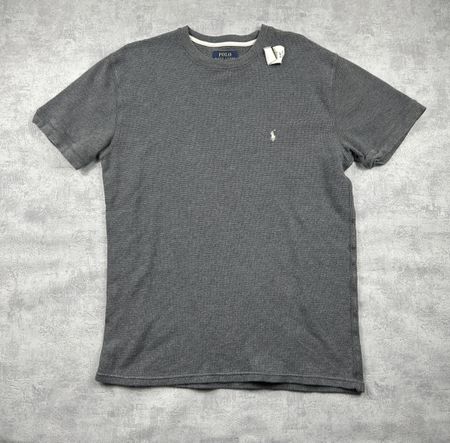 T-shirt Ralph Lauren gris gaufré - taille XL
