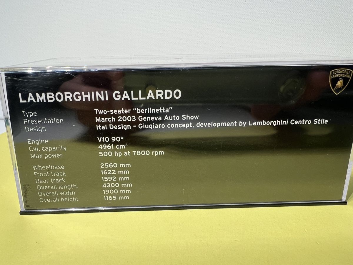 Lamborghini Modellini d'auto: Lamborghini Gallardo 2003 in 1/43 – Nuovo e nell'imballaggio originale da Weinfelden venduto da Kammerflimmern 3