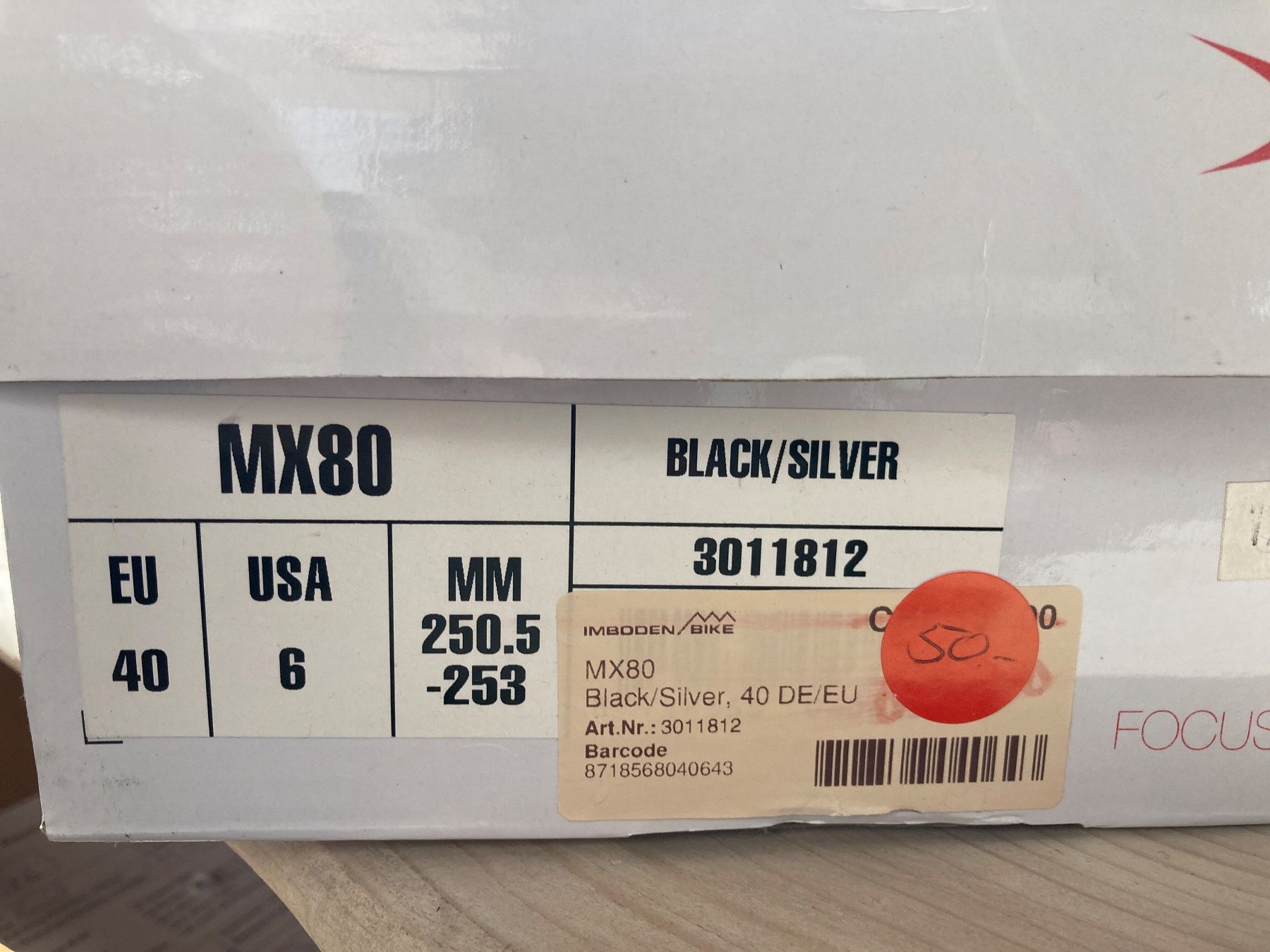 Herrenschuhe: Lake MX80 Black/Silver Gr.40 – Neu (gemäss Beschreibung) aus Lauterbrunnen von Imboden-Bike 3